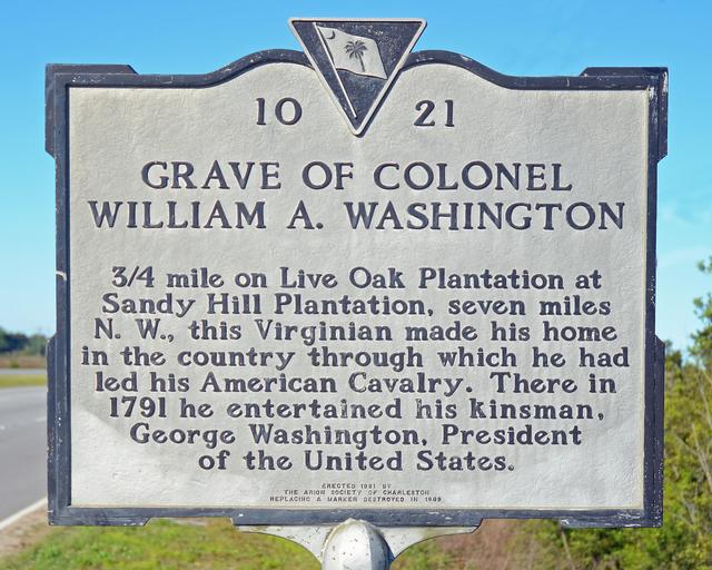 Grave of Colonel William A. Washington — photo 2