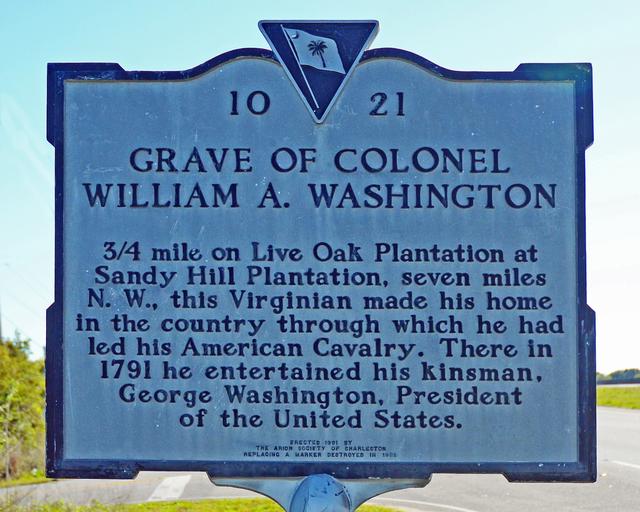 Grave of Colonel William A. Washington — photo 4