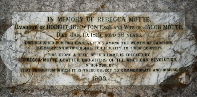 Rebecca Motte Wall Monument — photo 3