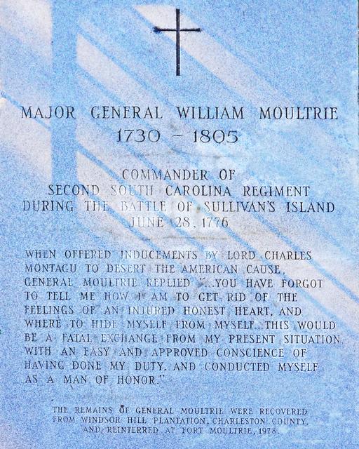 General William Moultrie Grave Site — photo 4