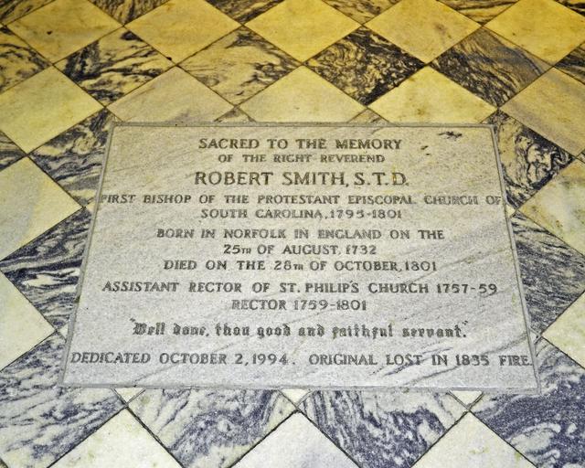 Bishop Robert Smith Ledger Stone — photo 2