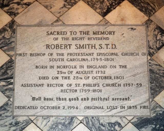 Bishop Robert Smith Ledger Stone — photo 3