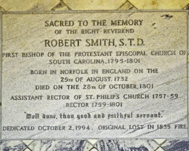 Bishop Robert Smith Ledger Stone — photo 4