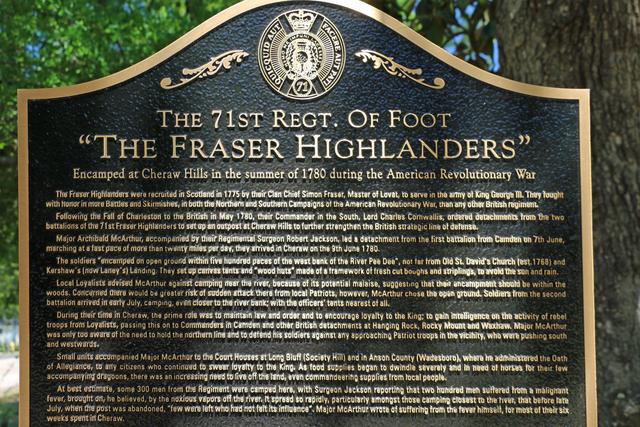 The 71st Fraser Highlanders Marker — photo 3