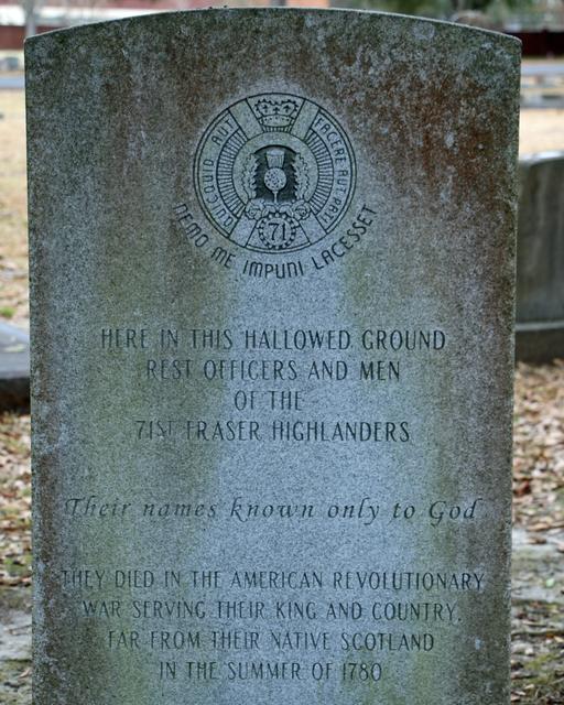 Grave of Unknown Fraser Highlander — photo 4
