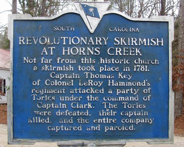 Horns Creek Baptist Church/Revolutionary Skirmish at Horns Creek — photo 2