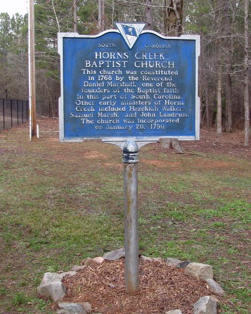 Horns Creek Baptist Church/Revolutionary Skirmish at Horns Creek — photo 3