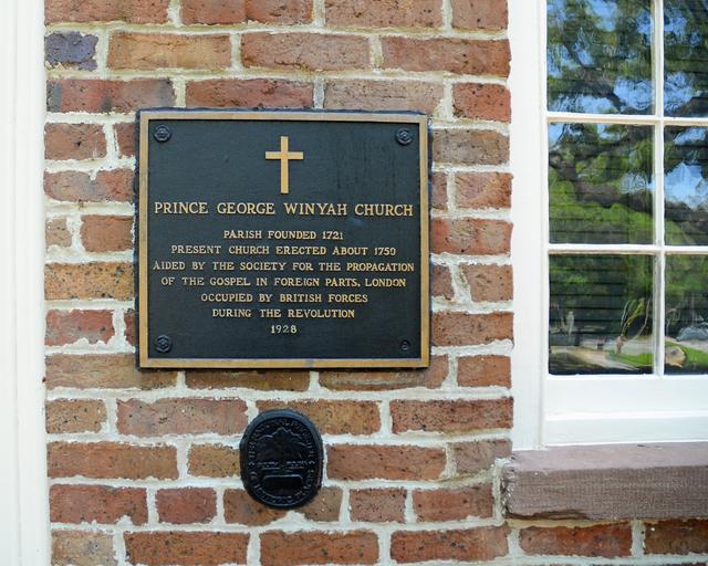 Prince George Winyah Church Marker — photo 2
