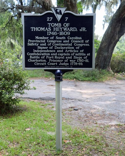 Tomb of Thomas Heyward, Jr. — photo 1