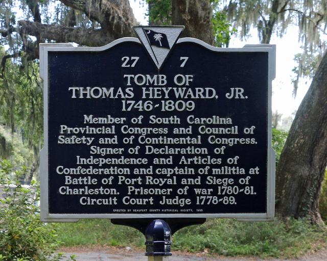 Tomb of Thomas Heyward, Jr. — photo 2