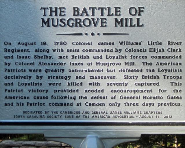 The Battle of Musgrove Mill/James Williams at Musgrove Mill — photo 2