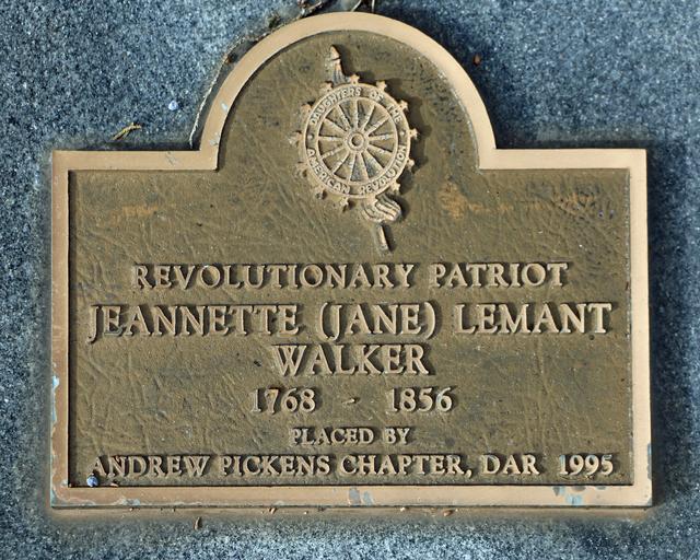 Jane Lemant Walker Grave — photo 4