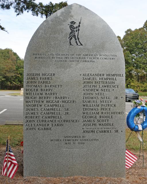 Bethel Presbyterian Rev War Veterans — photo 3