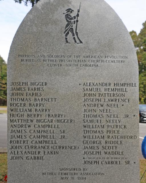 Bethel Presbyterian Rev War Veterans — photo 4