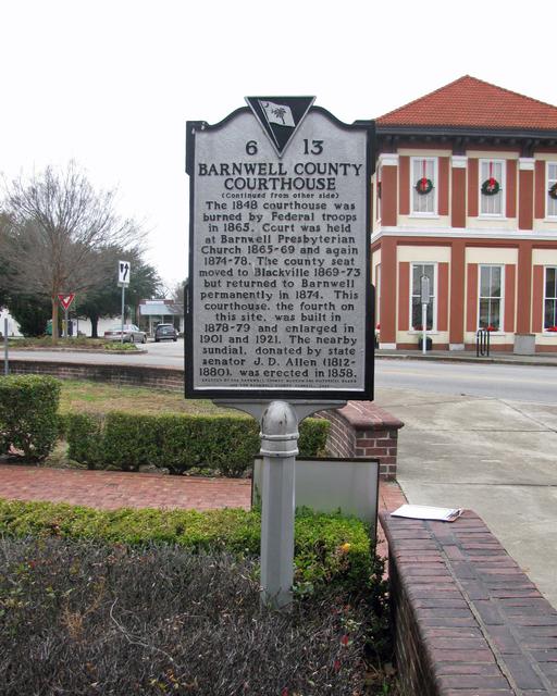 Barnwell County Courthouse — photo 3