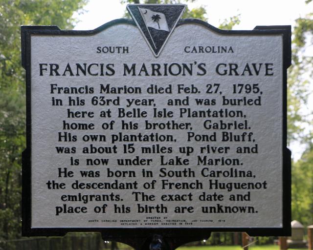 Francis Marion/Francis Marion’s Grave — photo 2