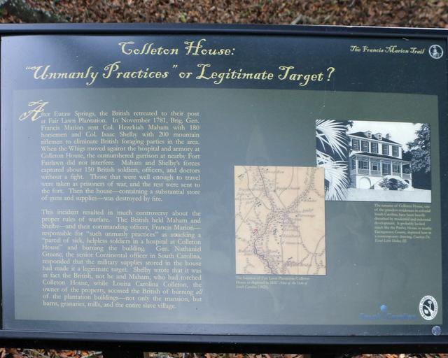 Colleton House: “Unmanly Practices” or Legitimate Target — photo 2