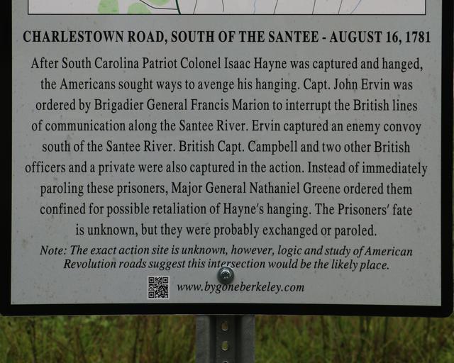 Charleston Road, South of the Santee – August 16, 1781 — photo 4